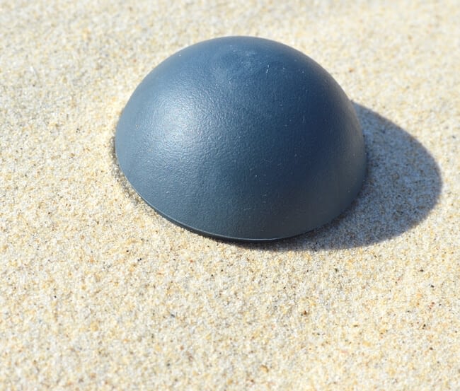 Small DomeBeach pebble with the subtle texture of sand